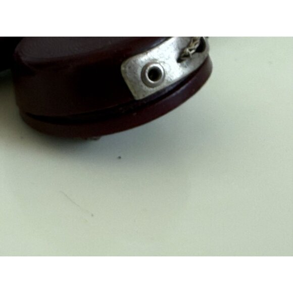 Vintage 40's Retractable Lapel Mechanical Pencil Burgundy Bakelite - Picture 10 of 10